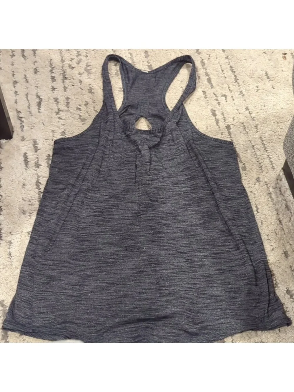 Lululemon Salute the Sun Tank Heathered Black